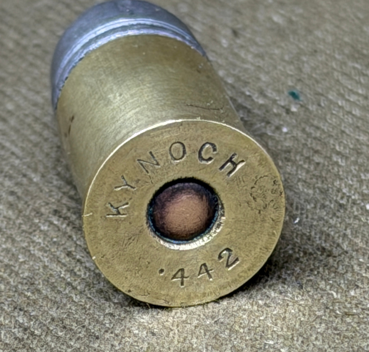 Inert Kynoch .442 Cartridge Round – Oiled Primer – Vintage British Ammunition Collectible