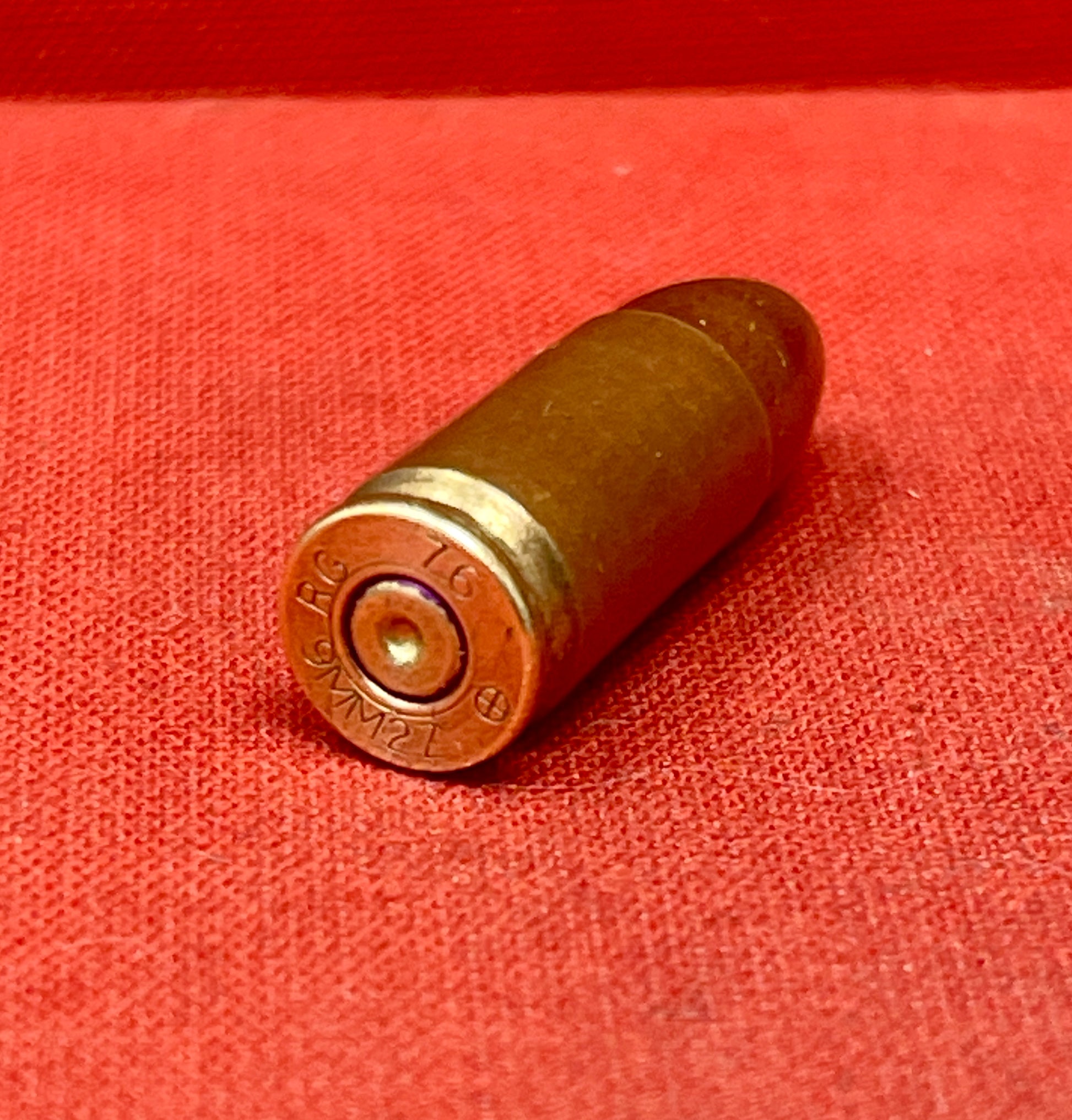 9mm INERT British 1976 RG -Royal Ordnance Factory, Radway