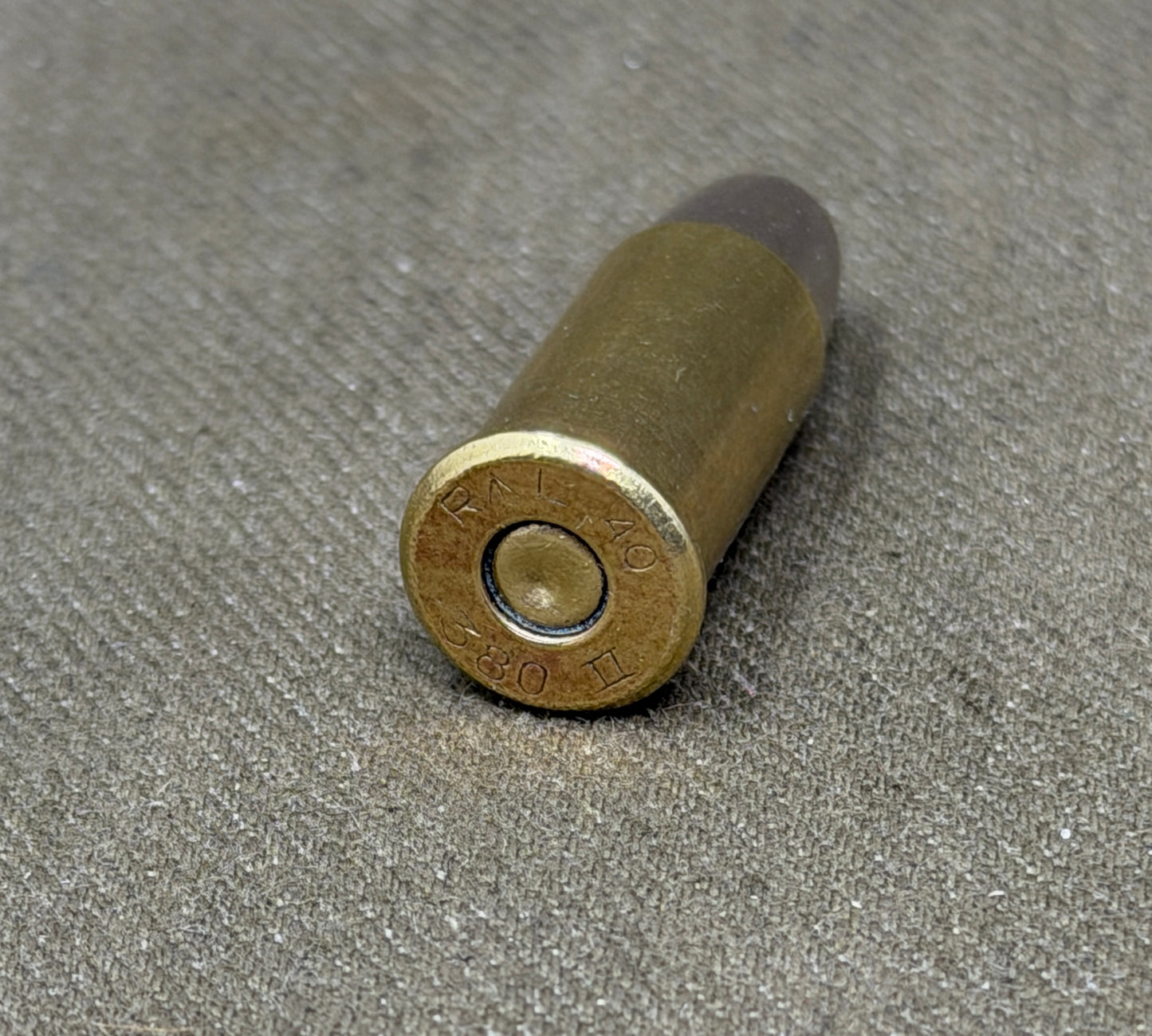 .380 INERT British 1940 Dated Webley Revolver Brass Cartridges RL Royal Laboratory