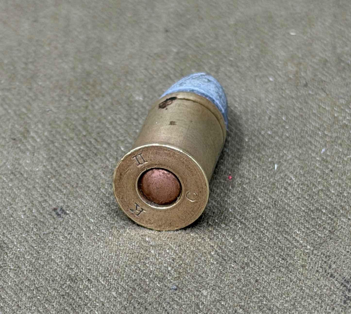 Inert .455 Webley Cartridge – K II C Headstamp – Original British Revolver Round