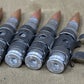 10 x 7.62mm British Military Drill Rounds in Original GPMG Link Belt – Inert Display Set