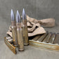 WW2 .55 Boys Anti-Tank Rounds on Clips in Original 1942 Cloth Carry Case – K42 Headstamps (10 Inert Rounds)