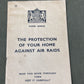 The Protection of your Home against Air Raids Booklet