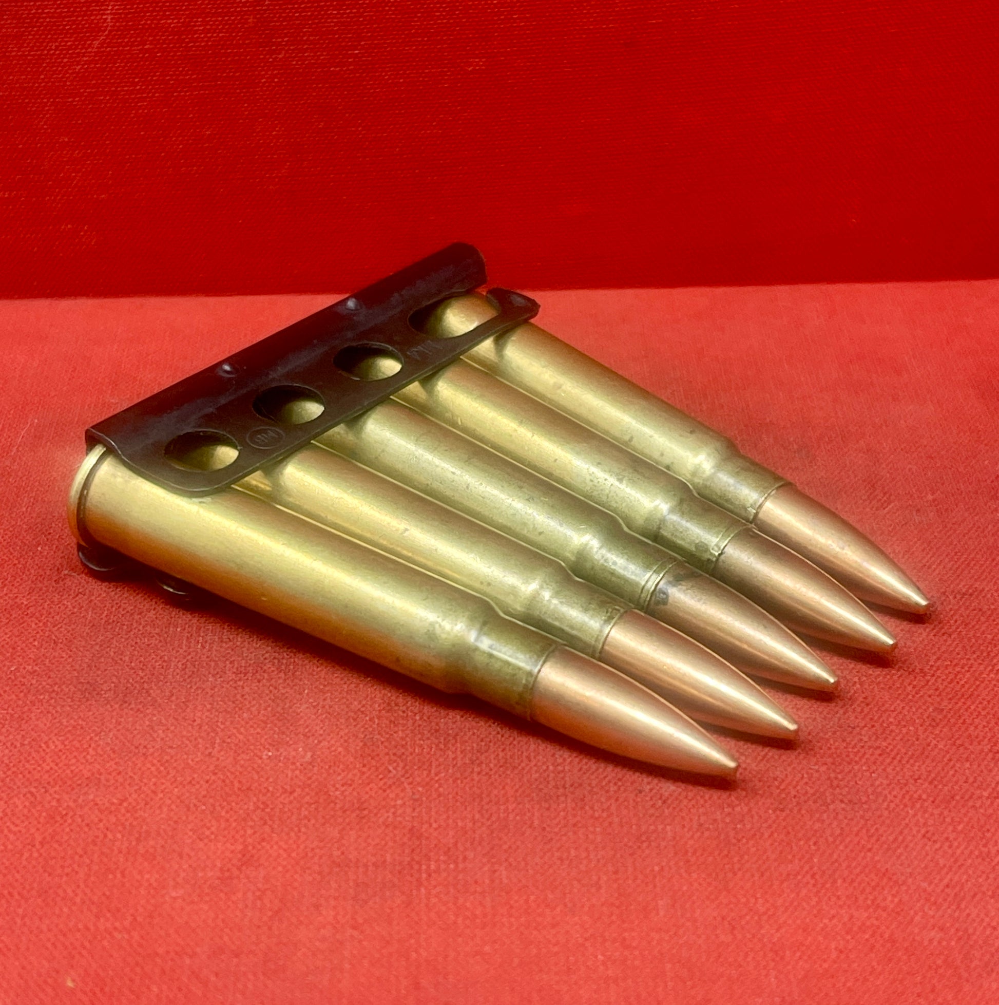  Original British Cartridge Carrier with 4 Chargers & 20 Inert .303 Rounds