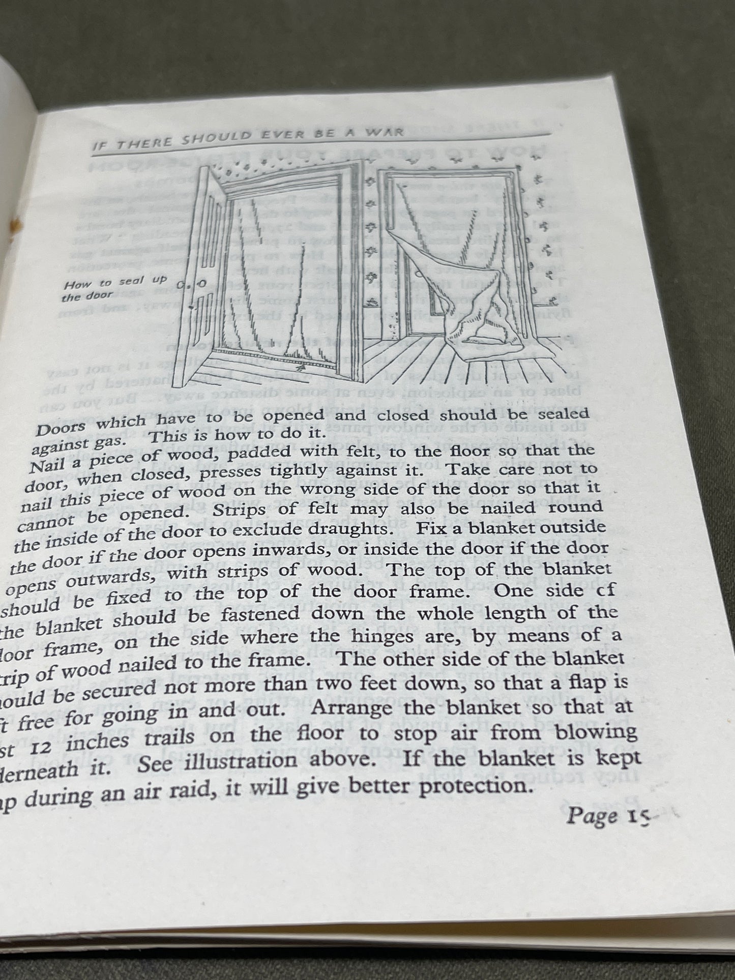 The Protection of your Home against Air Raids Booklet