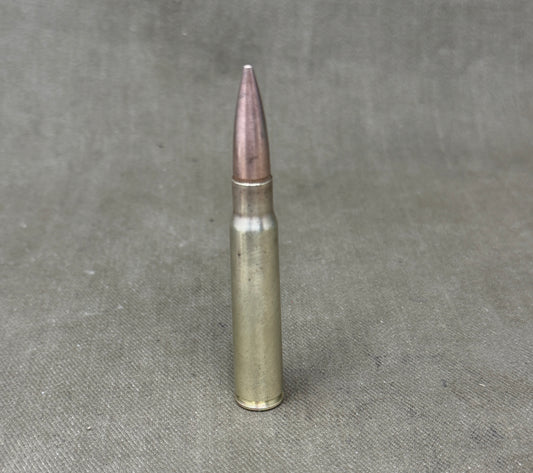Original Inert 1955 IDF Israeli 7.92×57mm Mauser Round – Military Cartridge