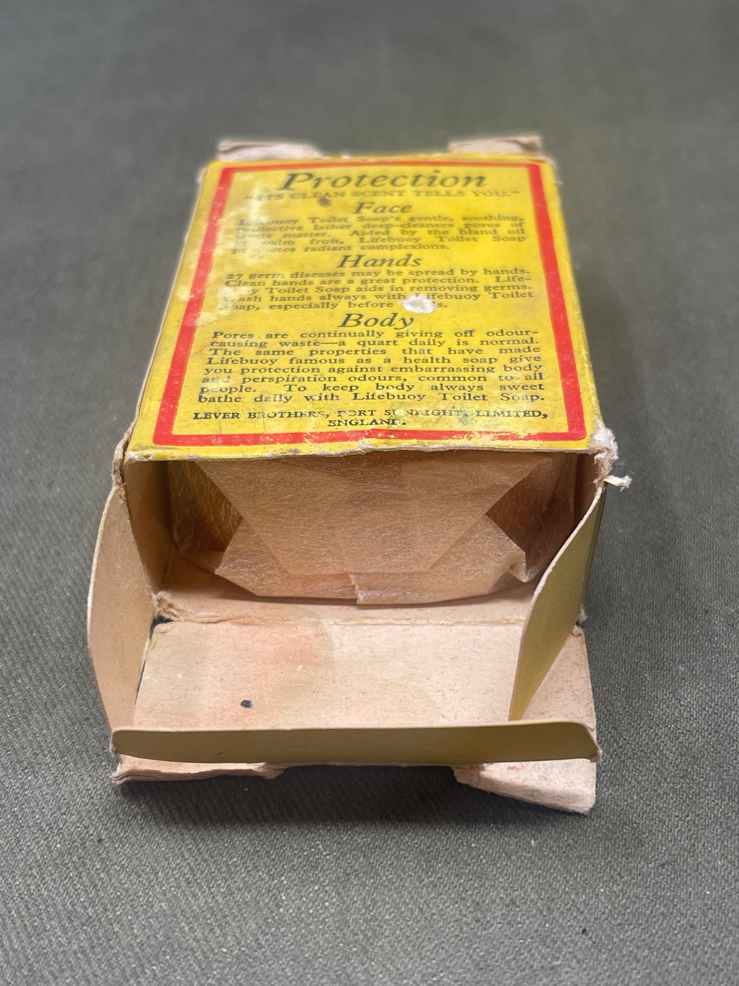 Original Circa 1940 Lifebuoy Toilet Soap