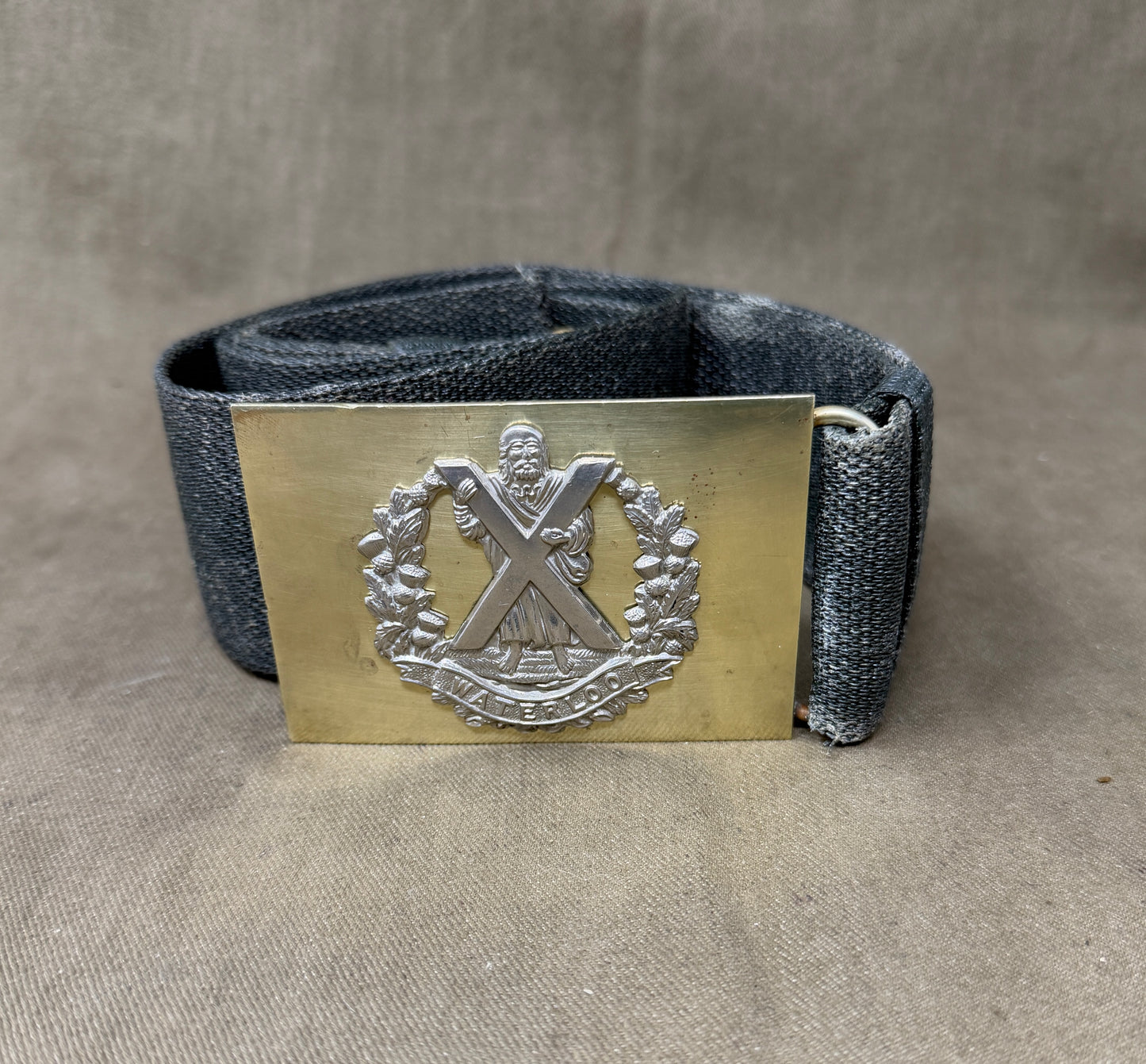 Original British Army Black Watch Stable Belt – Royal Highland Regiment