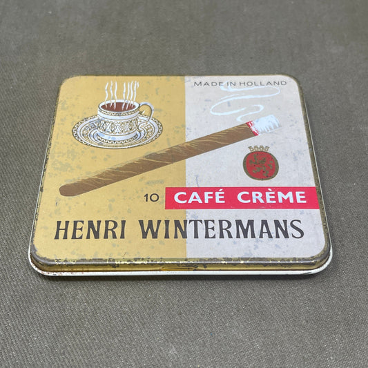 Empty Tin Henri Wintermans Cafe Creme