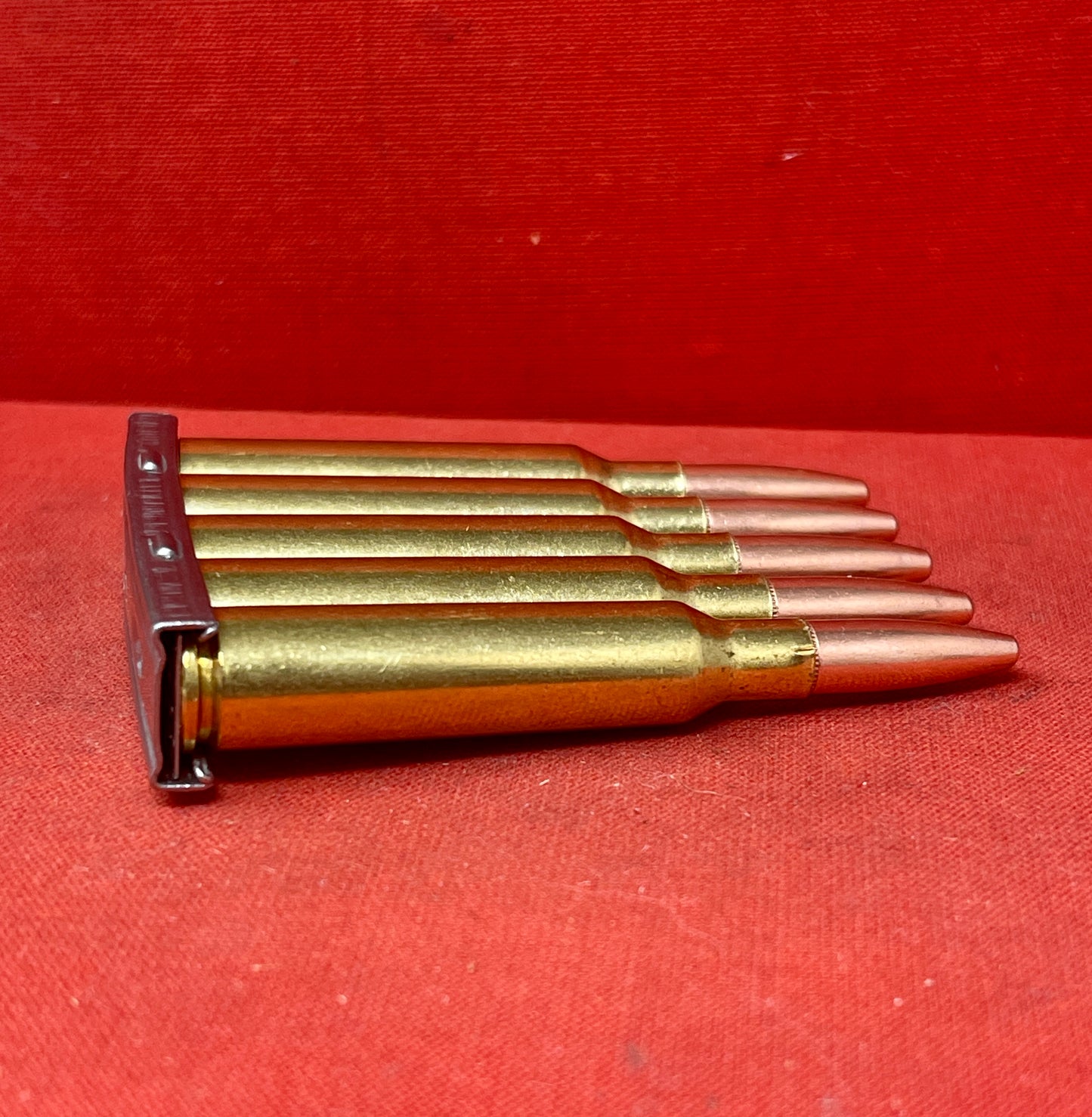 5 x 6.5x55 Swedish INERT Cartridges Mauser Stripper Clip