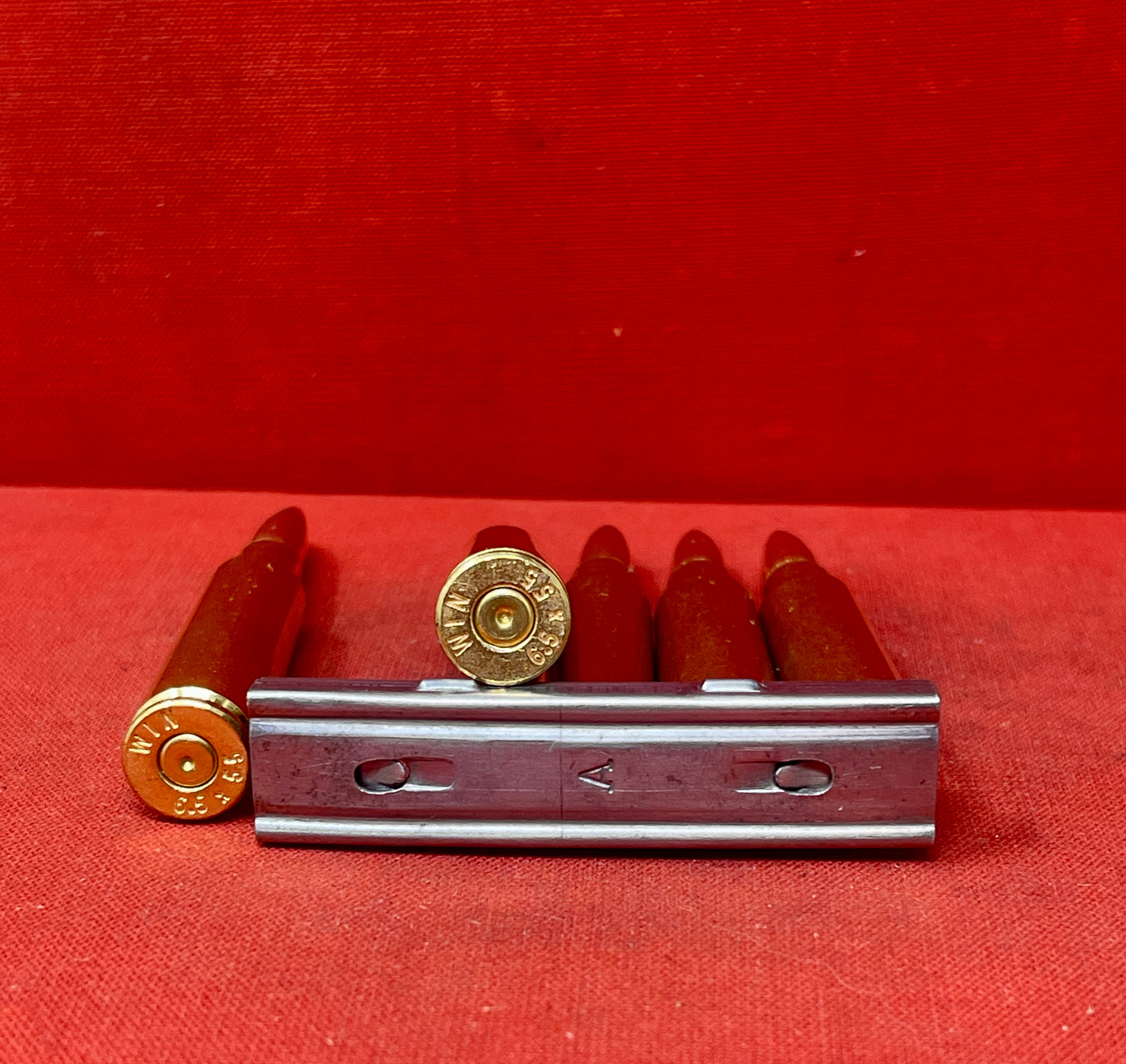 5 x 6.5x55 Swedish INERT Cartridges Mauser Stripper Clip