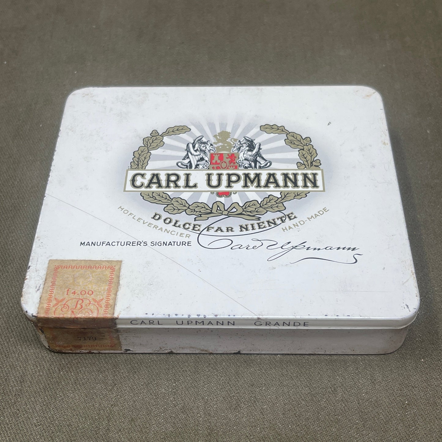  Empty Tin Carl Upmann Dolce Far Niente