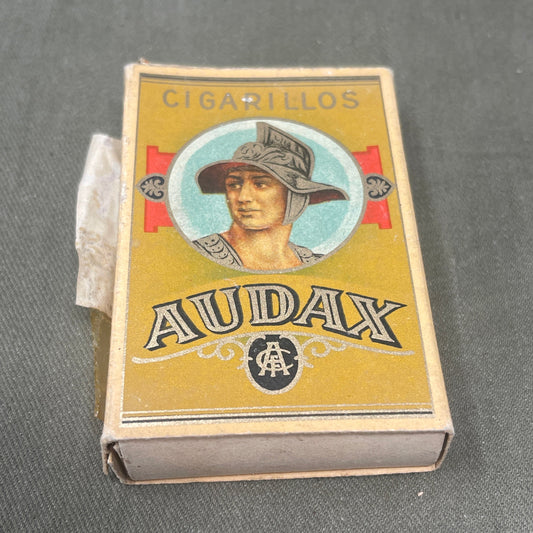 Vintage Empty Pack Audax Cigarillos