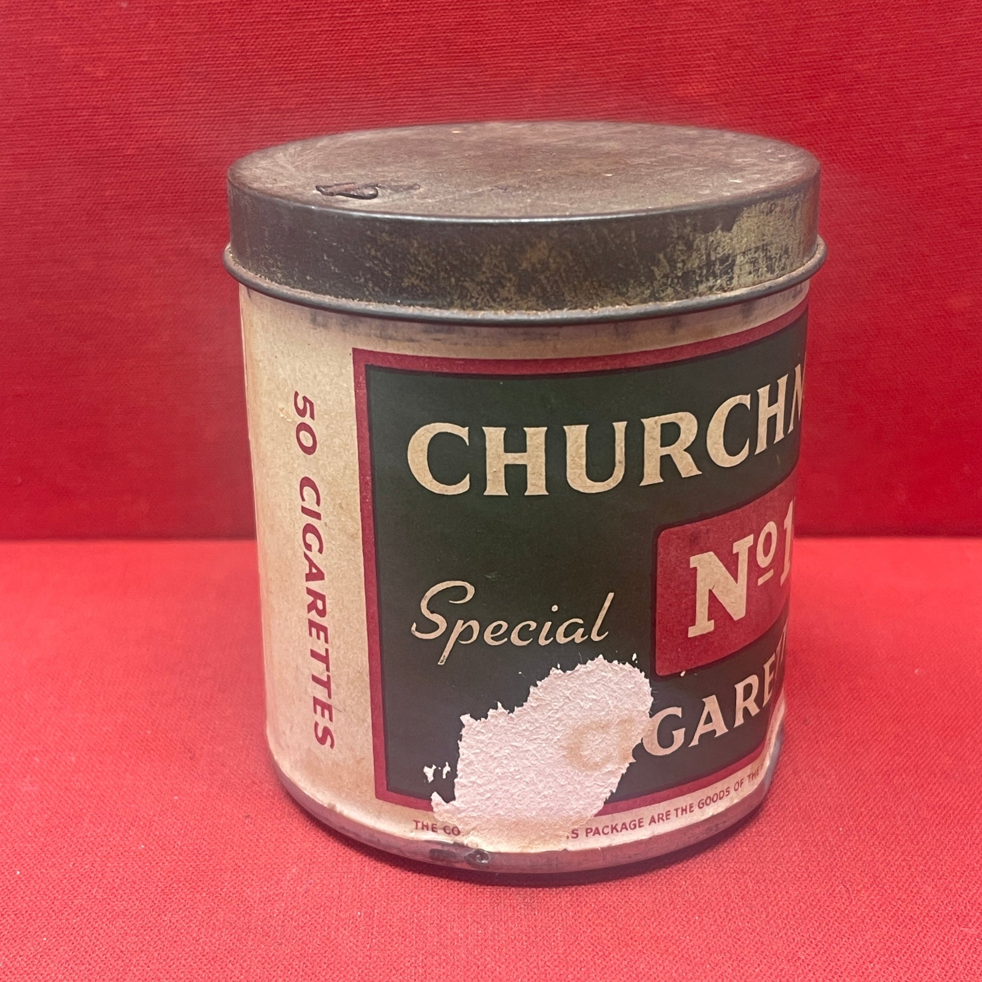 churchman's no 1 cigarettes Sealed Tin Churchman's No 1 Special Cigarettes churchman's no 1 cigarettes Sealed Tin Churchman's No 1 Special Cigarettes