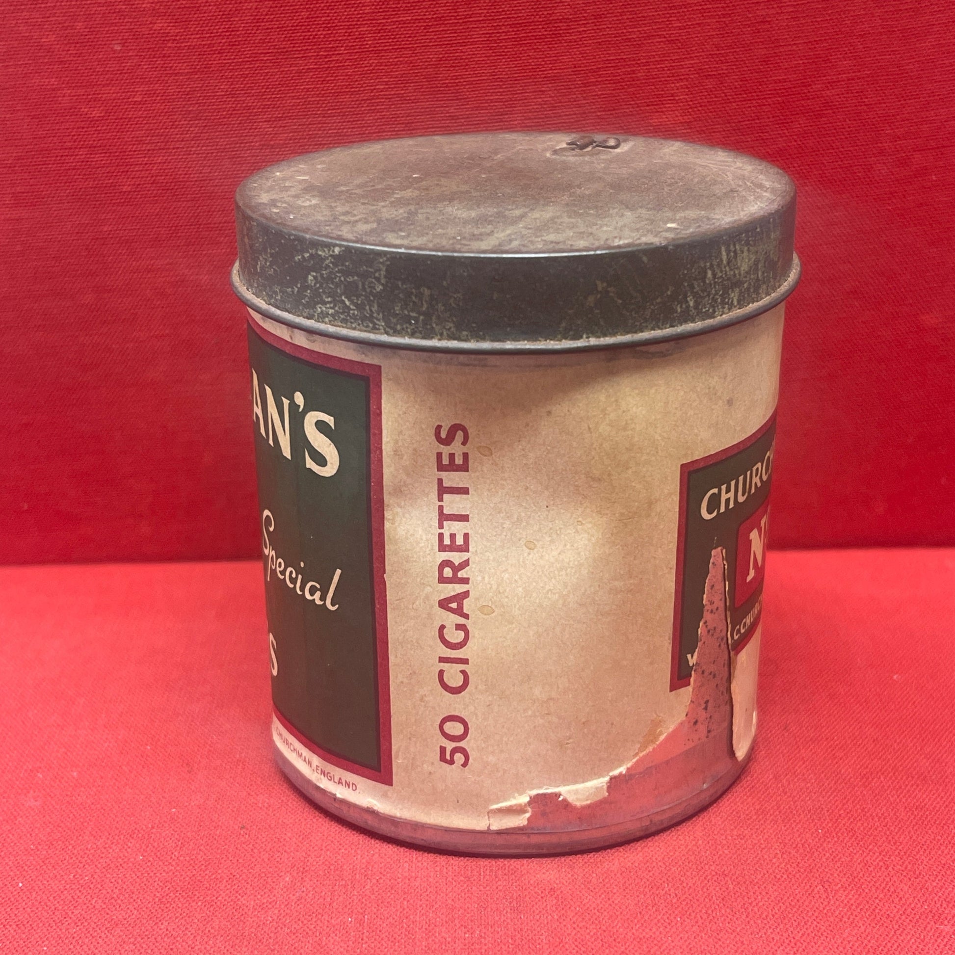 churchman's no 1 cigarettes Sealed Tin Churchman's No 1 Special Cigarettes churchman's no 1 cigarettes Sealed Tin Churchman's No 1 Special Cigarettes