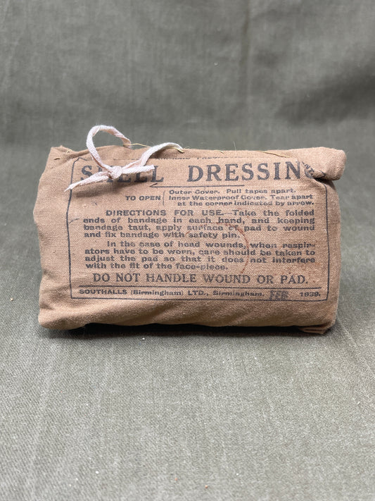 British Army issue  Shell Dressing  Dated 1939