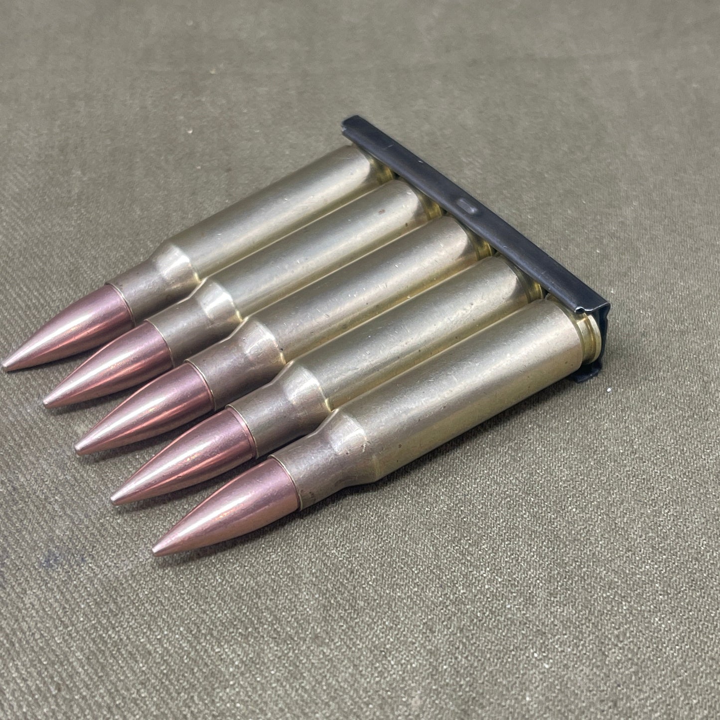 5 x  7.62x51mm FNB Inert Cartridges in Clip