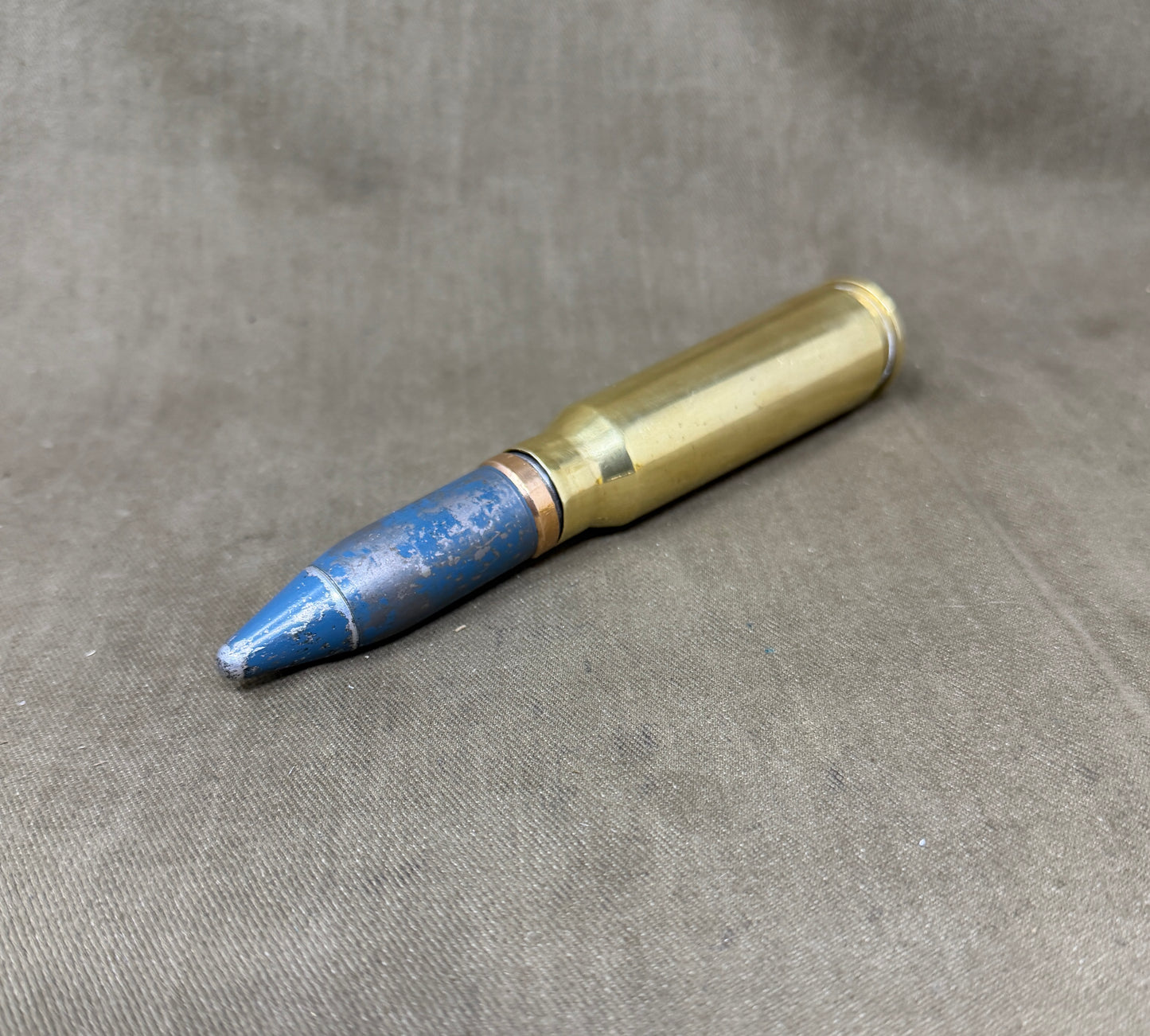 INERT 20×102mm Vulcan / Aircraft Cannon Training Round – Blue TP Projectile