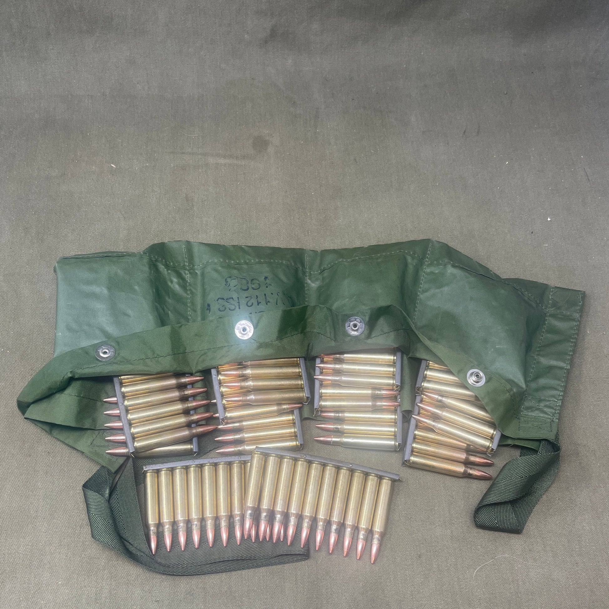 150 x 5.56mm NATO Ammunition Bandolier ( Inert )