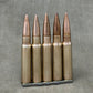 1938 German Mauser 7.92mm Inert Rounds on Original Stripper Clip – P369 Wehrmacht Ammunition