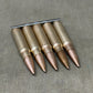 1938 German Mauser 7.92mm Inert Rounds on Original Stripper Clip – P369 Wehrmacht Ammunition
