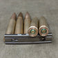 1938 German Mauser 7.92mm Inert Rounds on Original Stripper Clip – P369 Wehrmacht Ammunition