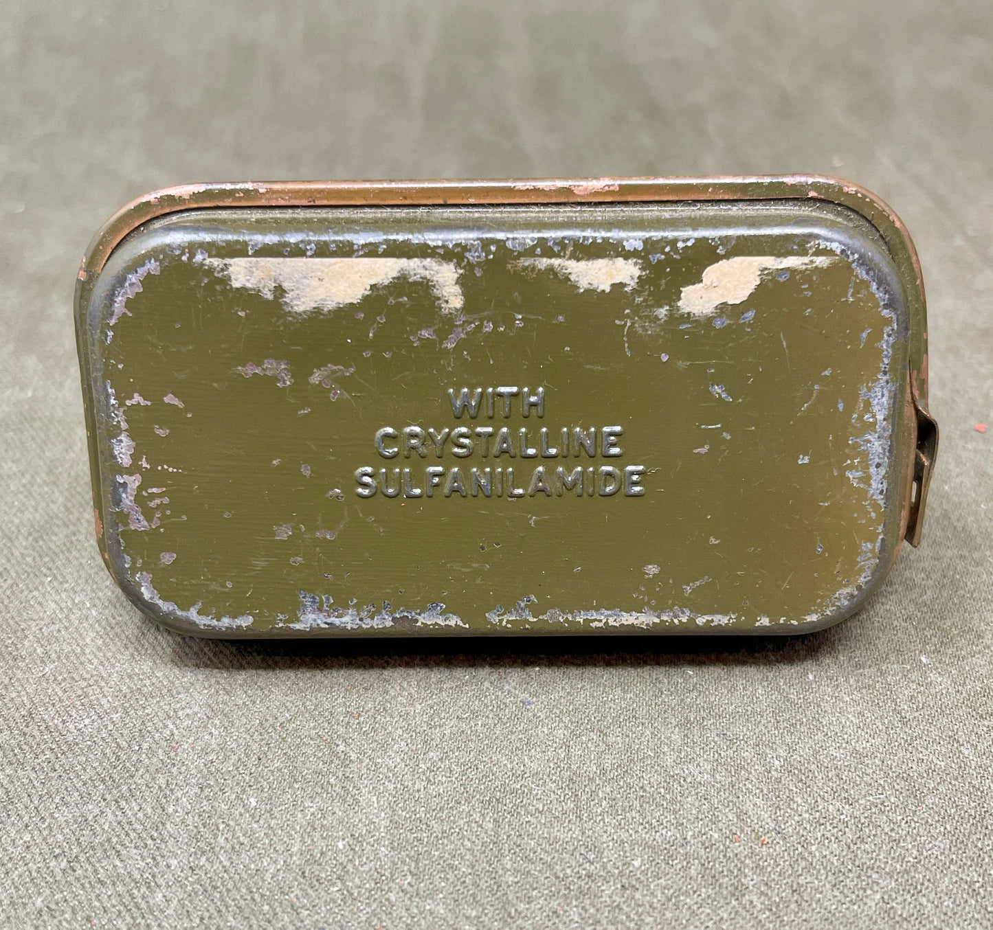 Olive Drab US Army Dressing First Aid Packet US Govt Carlisle Model by Bauer & Black Div of The Kendall Co Chicago 