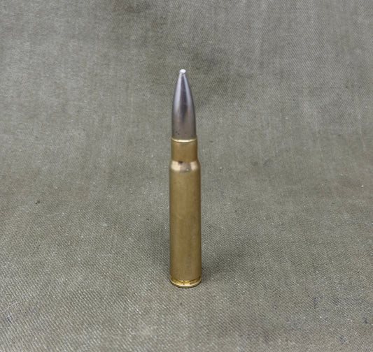 INERT German 7.92×57 Mauser Round – P S67 1938 Wehrmacht Cartridge – Pre-WW2 German Ammunition