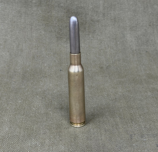 INERT 6.5×53R Mannlicher Cartridge – DWM K477 German Export Military Round