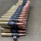 Inert .30-06 Springfield Rounds in Browning M1919A4 Machine Gun Belts – Various Sizes