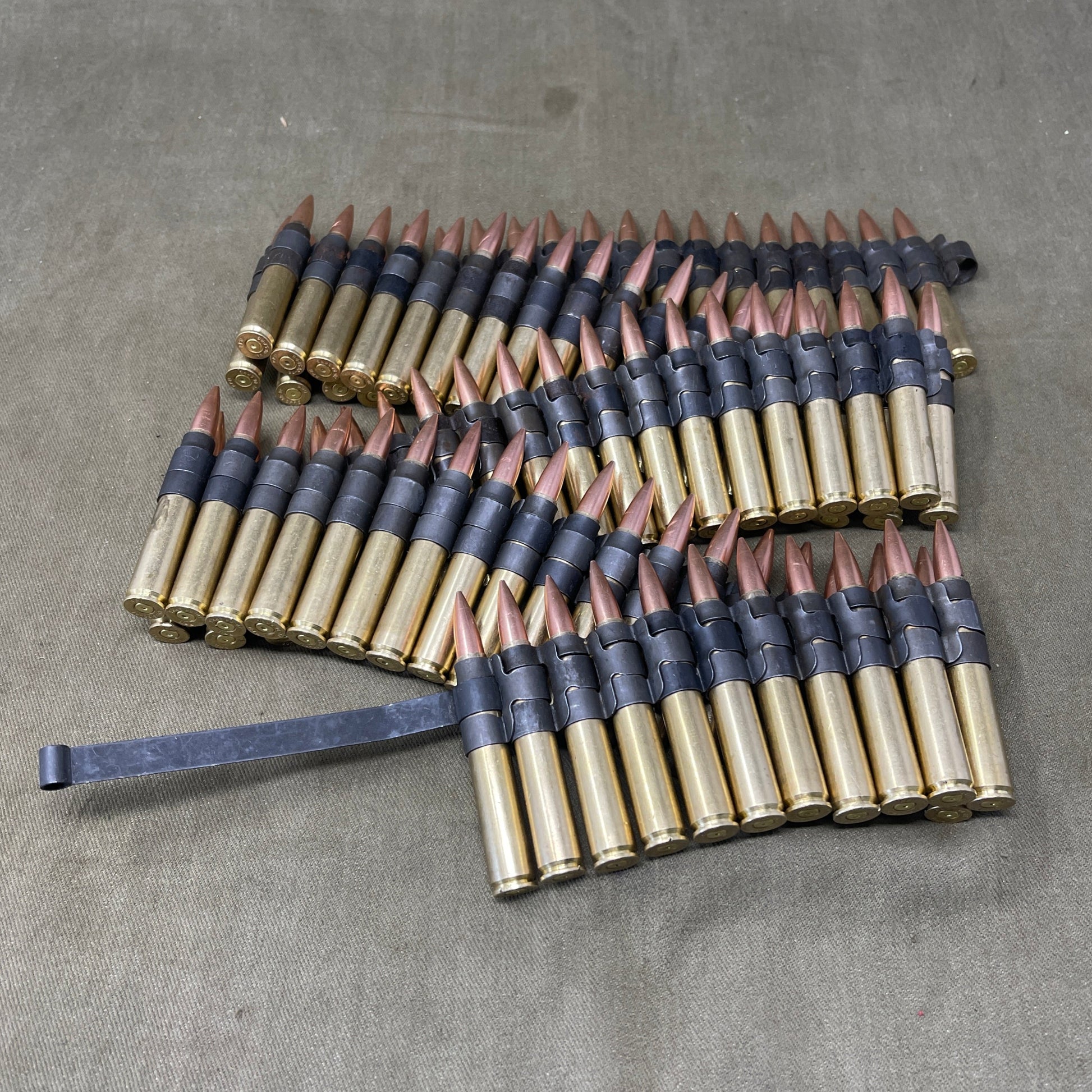 Inert 30-06 Springfield .30 Cal Machine Gun Belts