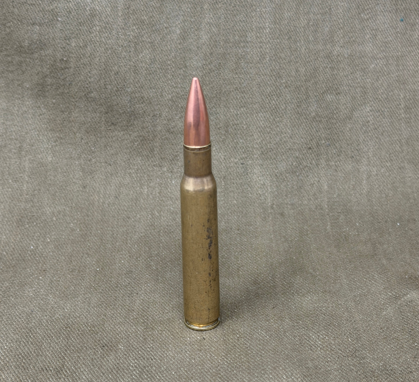 Inert .30-06 Springfield cartridge with TE -53 Toyo Seiki Japanese headstamp. Scarce post-war military ammunition collectible.