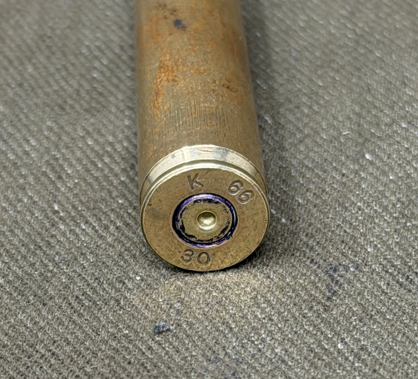 Original inert .30-06 Springfield cartridge manufactured by Kynoch in 1966.