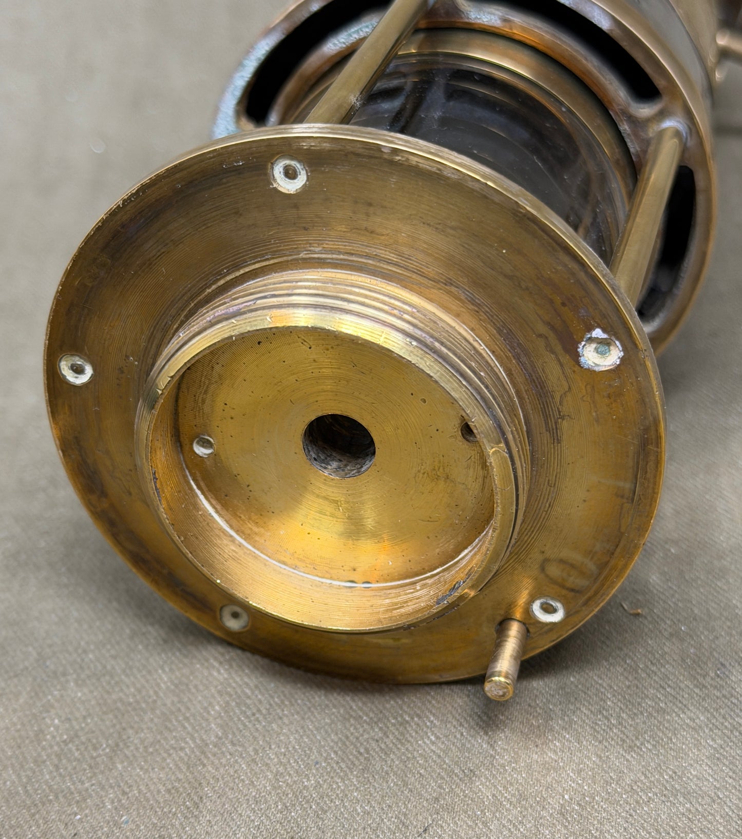 Original Eccles Protector Lamp Lighting Co Ltd Type 6 Ministry of Power Safety Lamp – Approval No. B/28 Mining Lamp