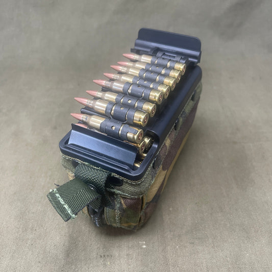 British 100 x 5.56mm INERT Rounds DPM Minimi Ammo Pouch