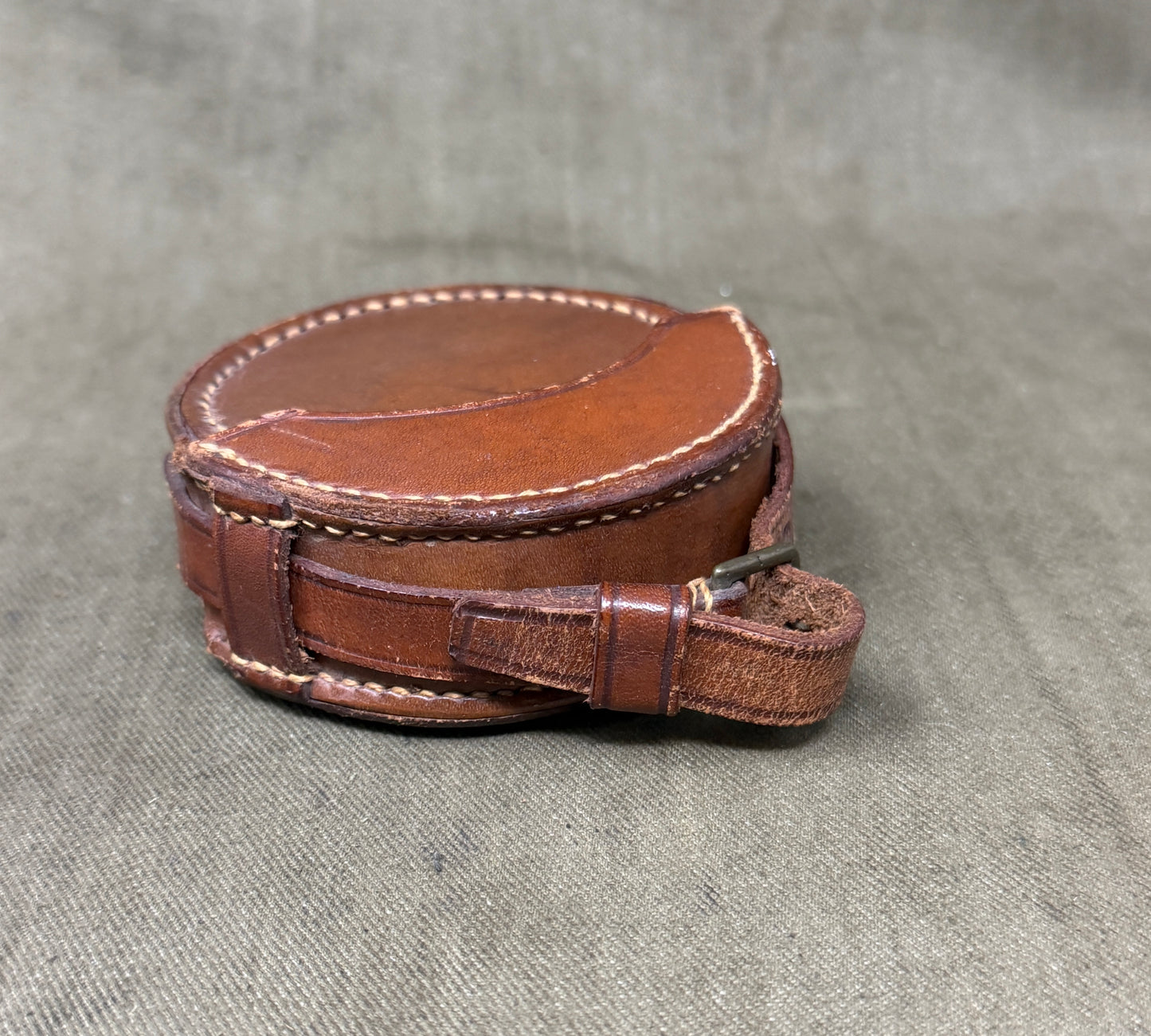 Original WWI British Army Short & Mason Mk VII Prismatic Marching Compass by J.D. Watson Optician Edinburgh with Leather Case