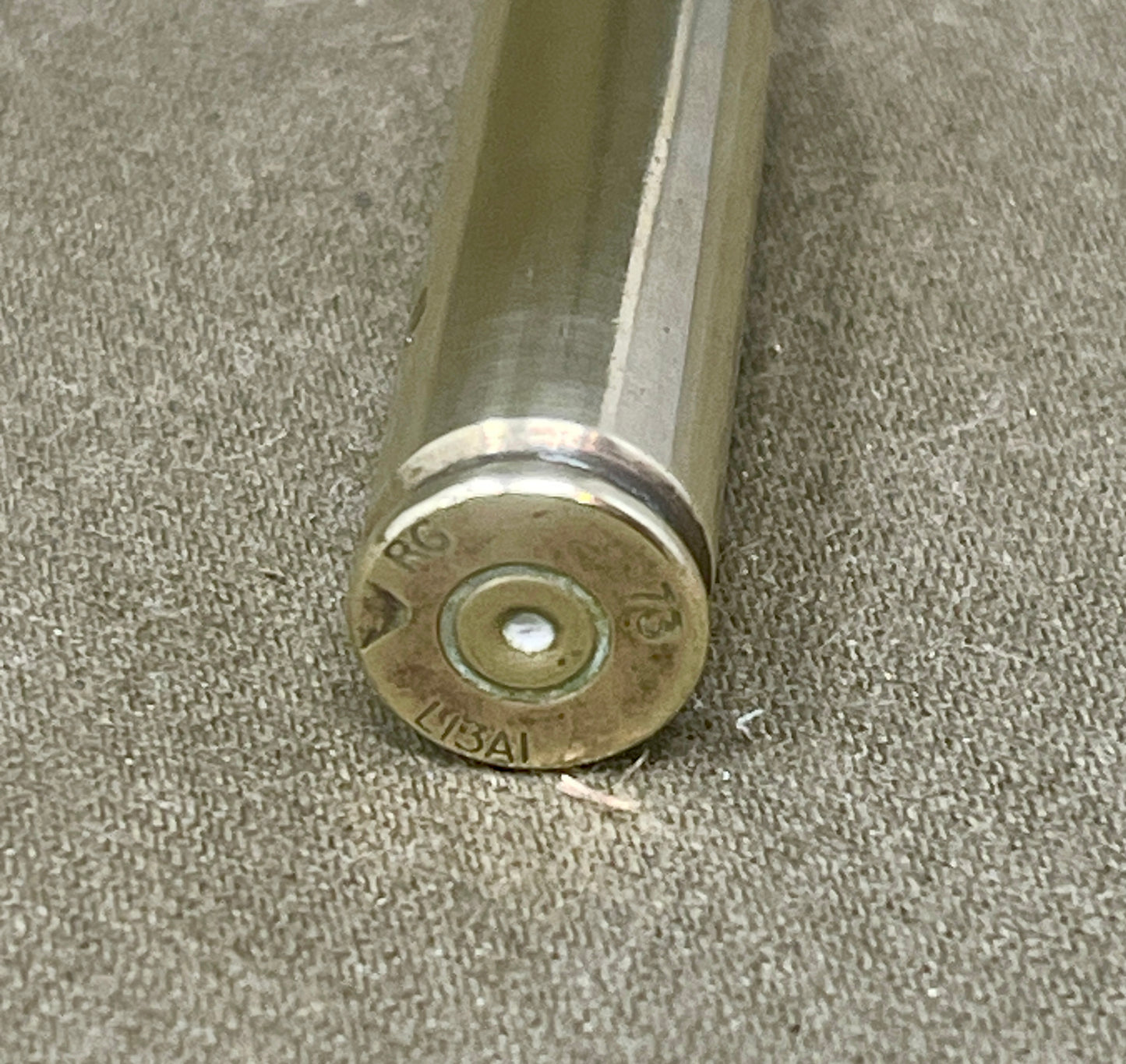 Fired 7.62 Blank Round 1973 dated RG - Radway Green