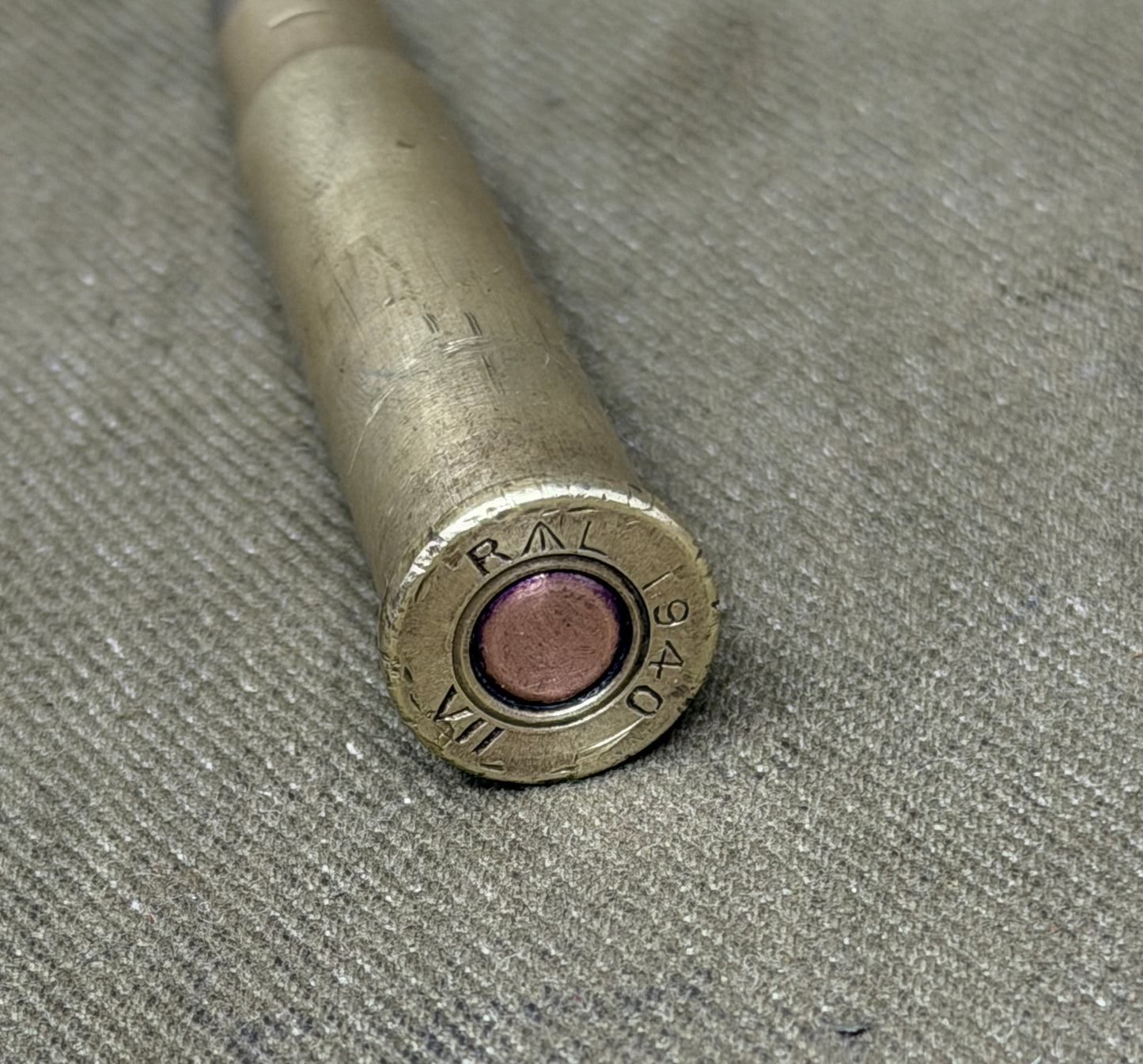 Inert .303 British Round – RL 1940 Headstamp (Royal Laboratory, Woolwich, UK)