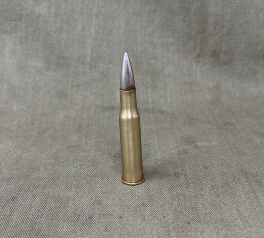 Inert Danish 8x58R Krag Cartridge – HL 1933 Rimmed Military Round