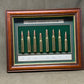 North American Game Rifle Cartridge Display – Framed Inert Ammunition Collection