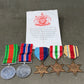 Original WWII Medal Group to Mr S Crawford – Africa Star, Italy Star & Named OHMS Issue Box