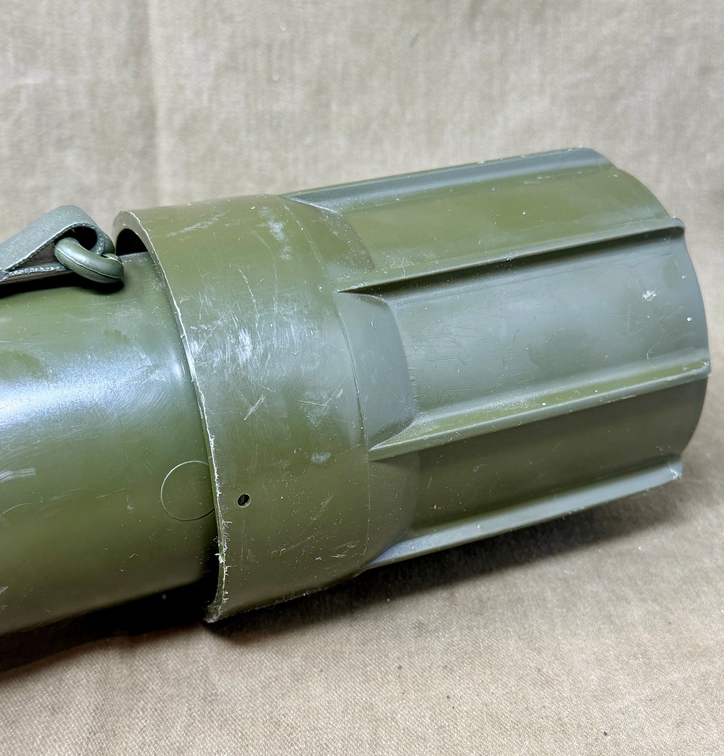 Original British Army 81mm Mortar Round Case – Inert Military Collectable