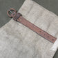 Original Soviet Russian Mess Tin Carry Bag with Leather Strap