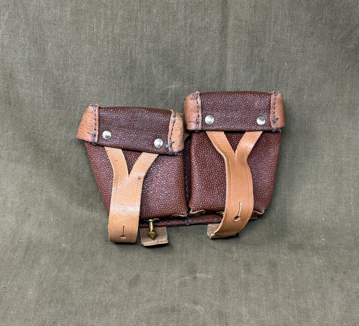 Original Soviet Mosin-Nagant Ammunition Pouch & Rifle Sling Set – 7.62x54R