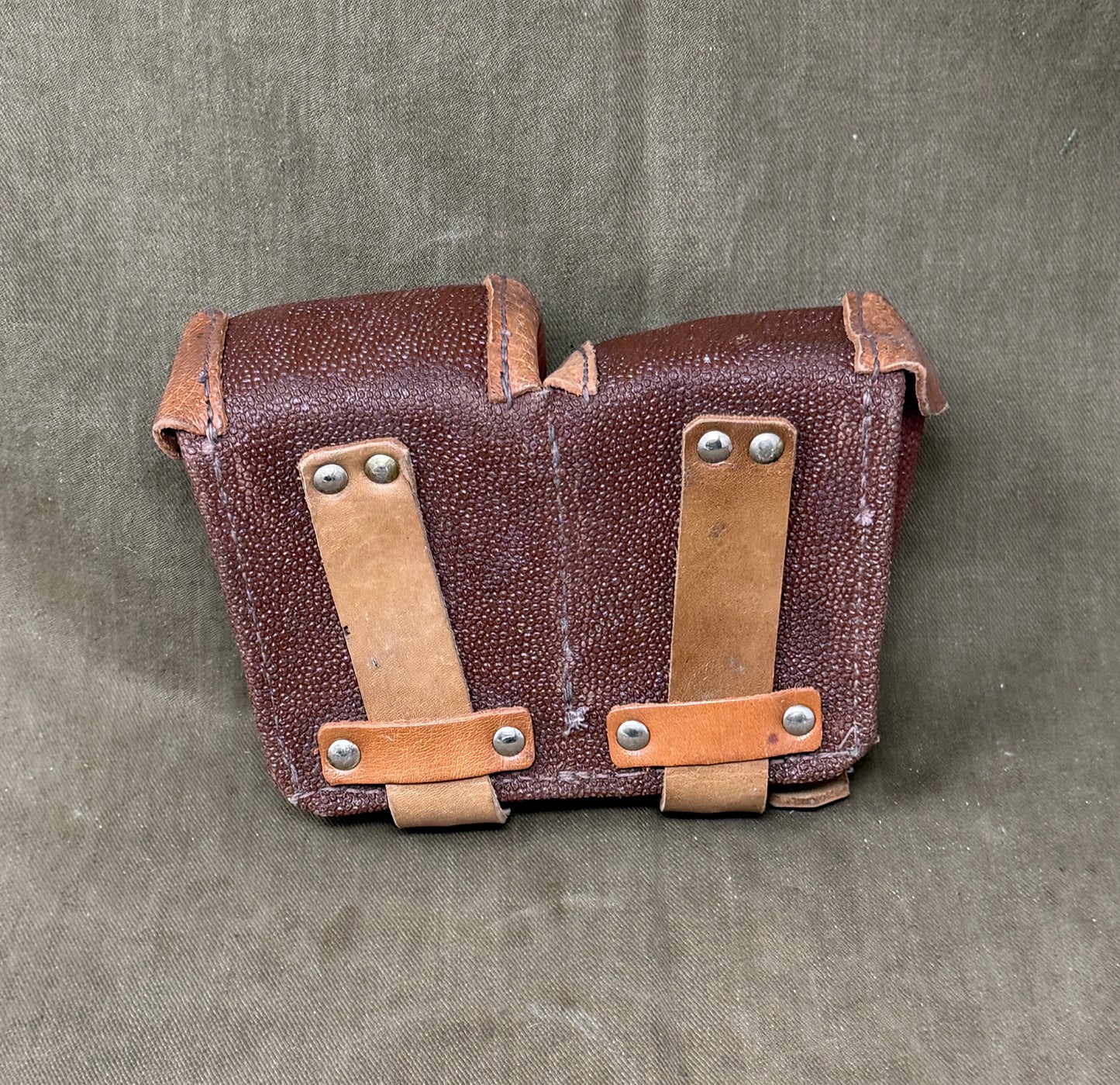 Original Soviet Mosin-Nagant Ammunition Pouch & Rifle Sling Set – 7.62x54R