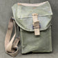 Original British Lightweight Respirator Haversack 1943 Dated – WWII Gas Mask Bag