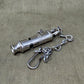 Original WWII British A.R.P. Air Raid Precautions Whistle by J. Hudson & Co, Birmingham with Original Chain