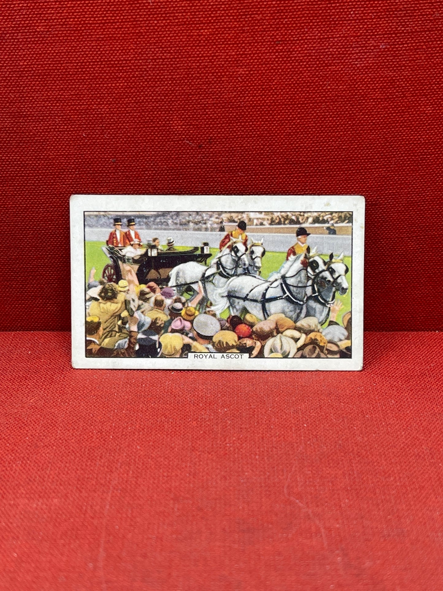 Gallaher Ltd Racing Scenes Series 48  Cigarette Cards 1938