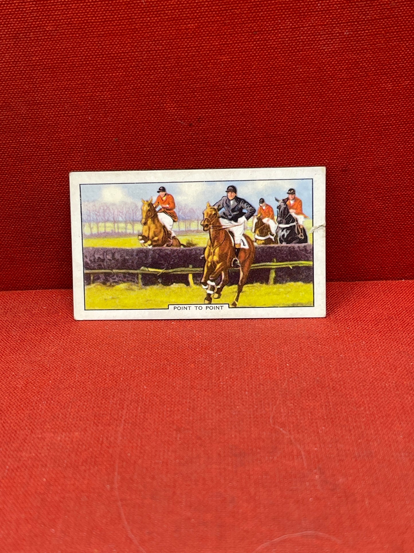 Gallaher Ltd Racing Scenes Series 48  Cigarette Cards 1938