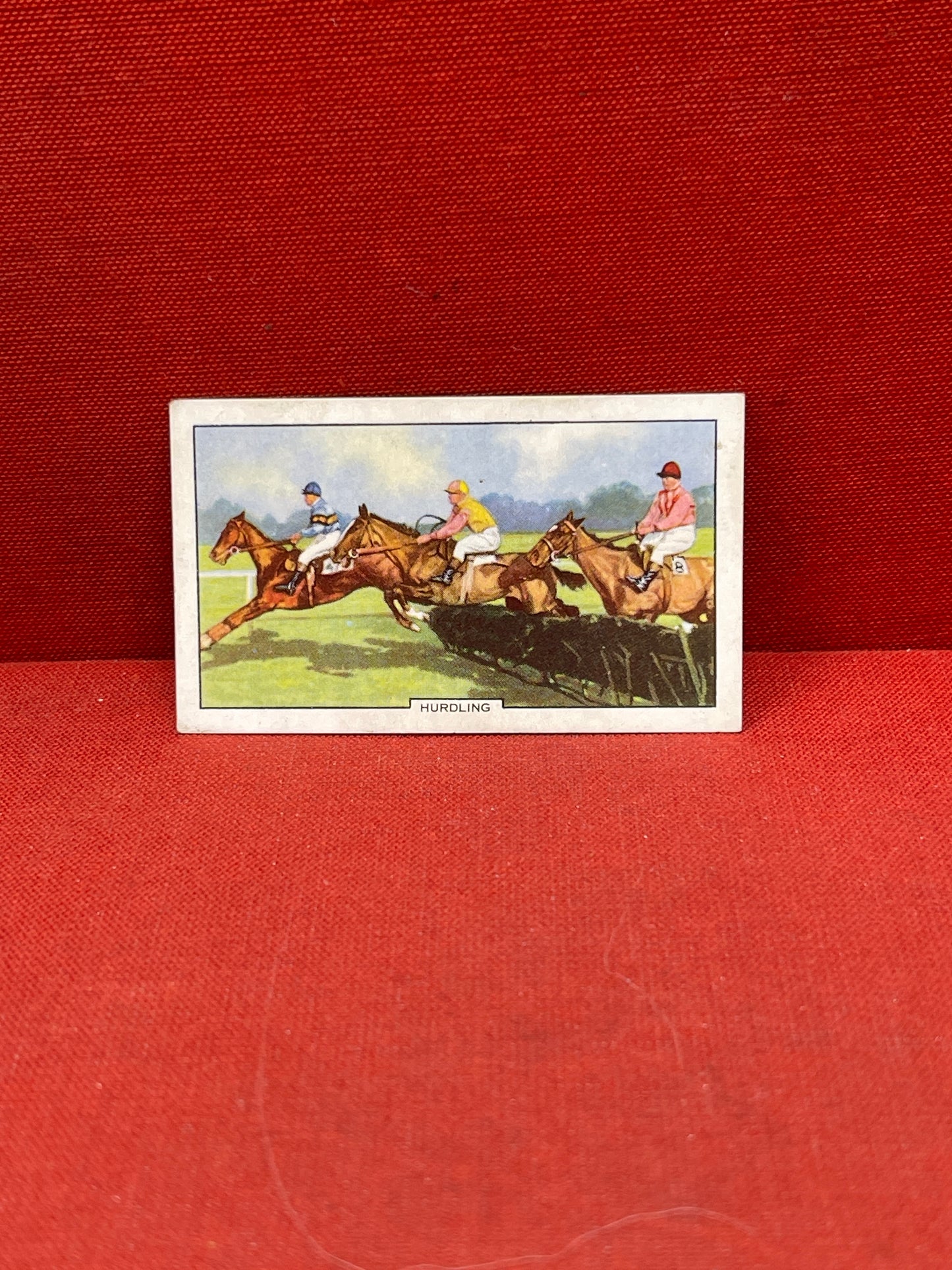 Gallaher Ltd Racing Scenes Series 48  Cigarette Cards 1938